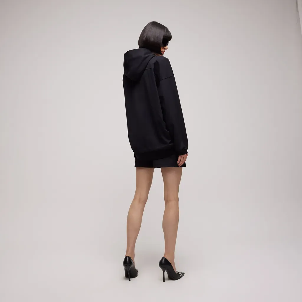 Silk Jersey Sweatshirt With Embroidery