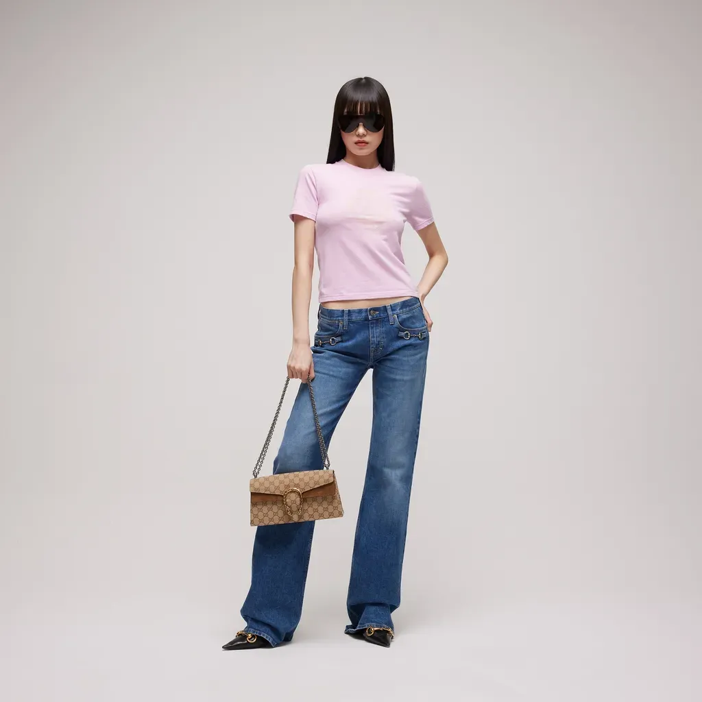 Cotton Jersey T-Shirt With Print