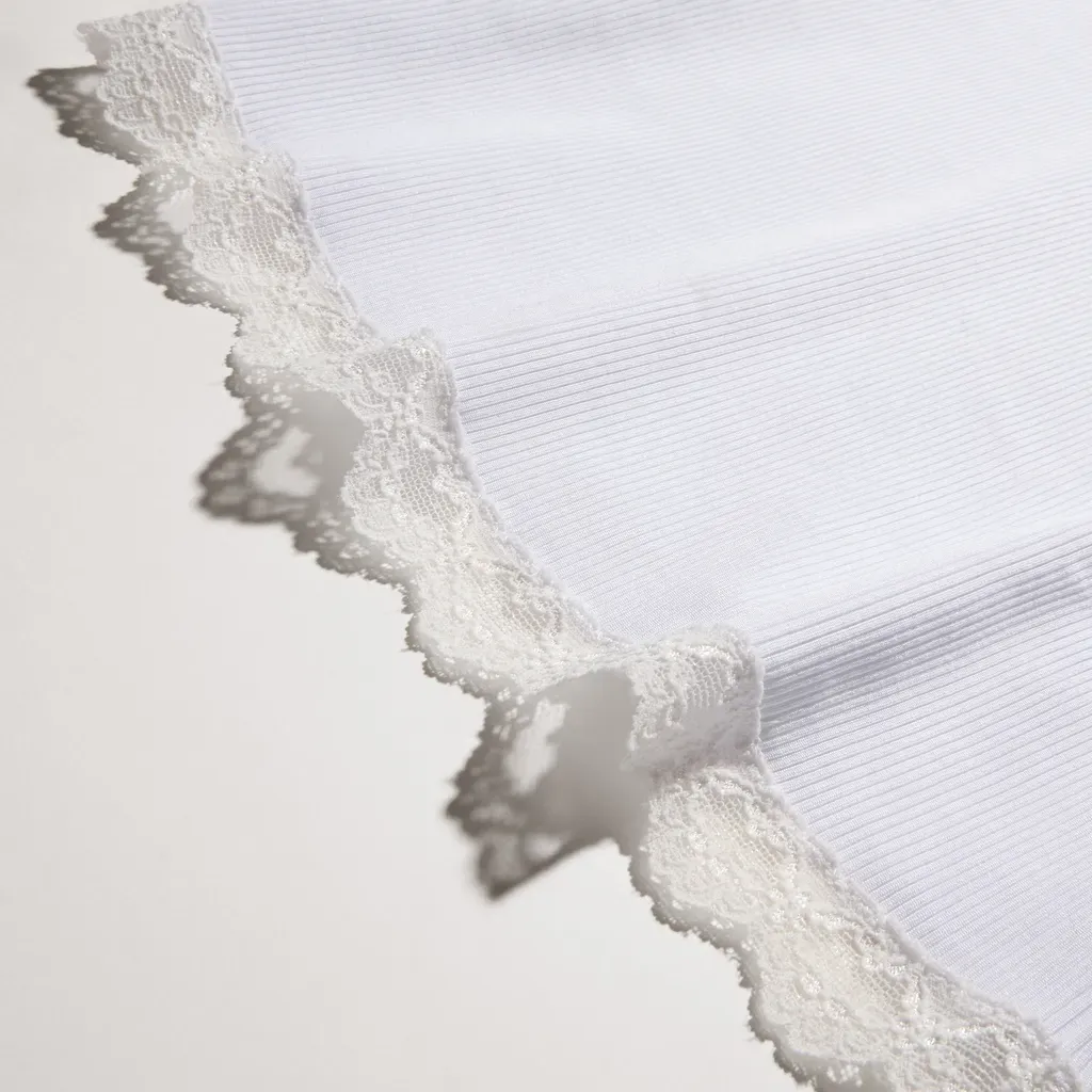 Matte Viscose Rib Stitch T-Shirt