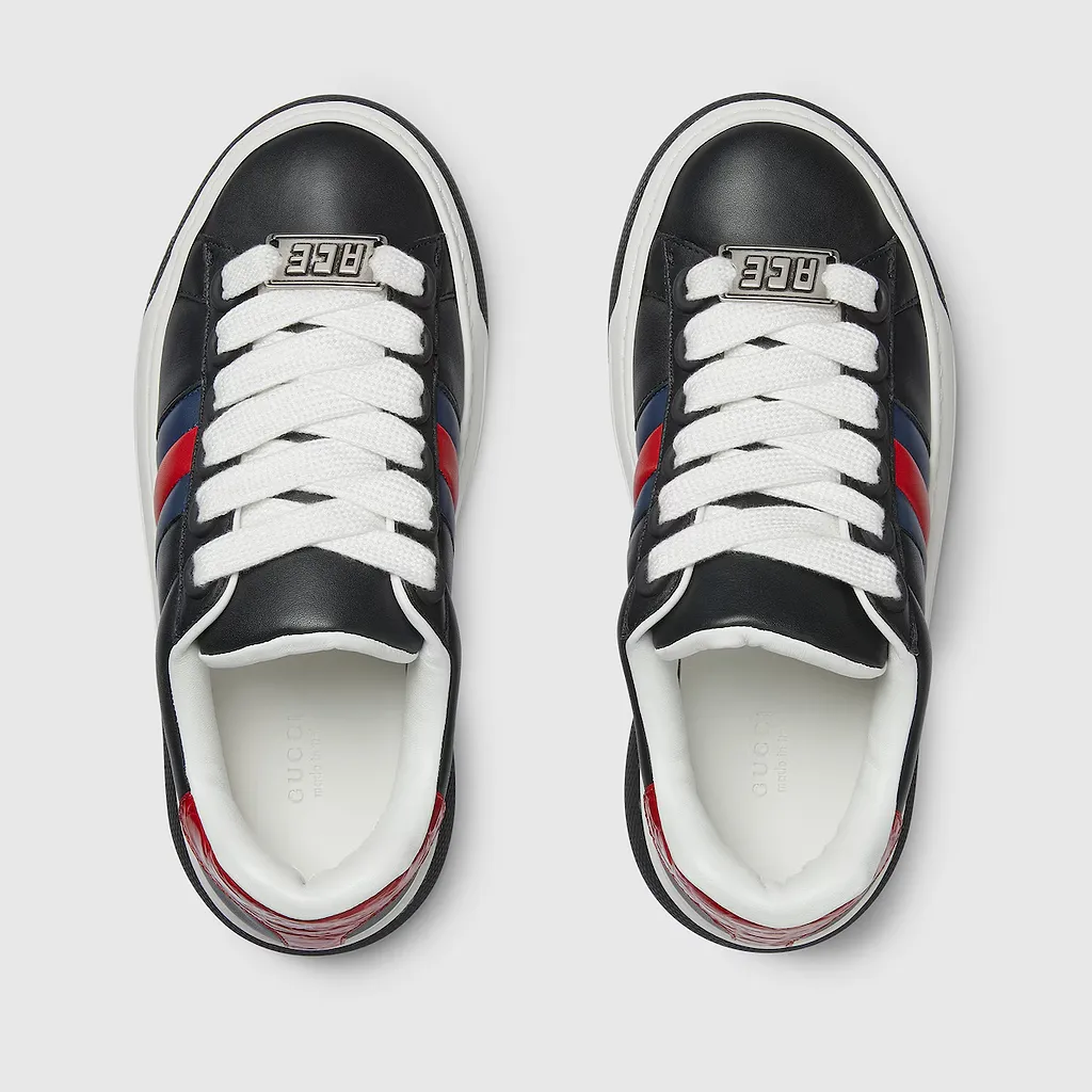 Gucci Ace Trainer With Web