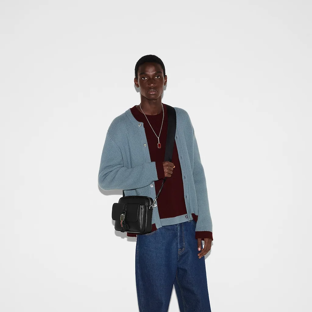 Small Crossbody Bag With Web