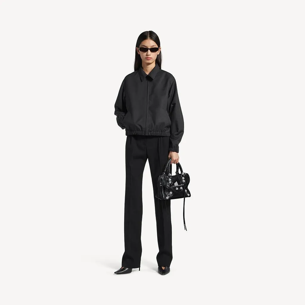 Le City Bag Small Giant Studs With Rhinestones