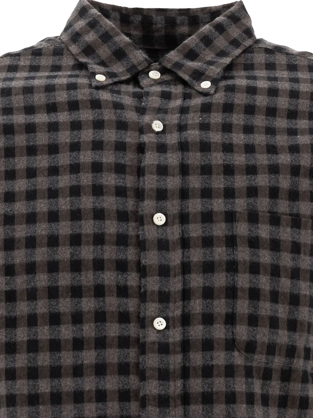 Bd Gingham Check Shaggy Shirt