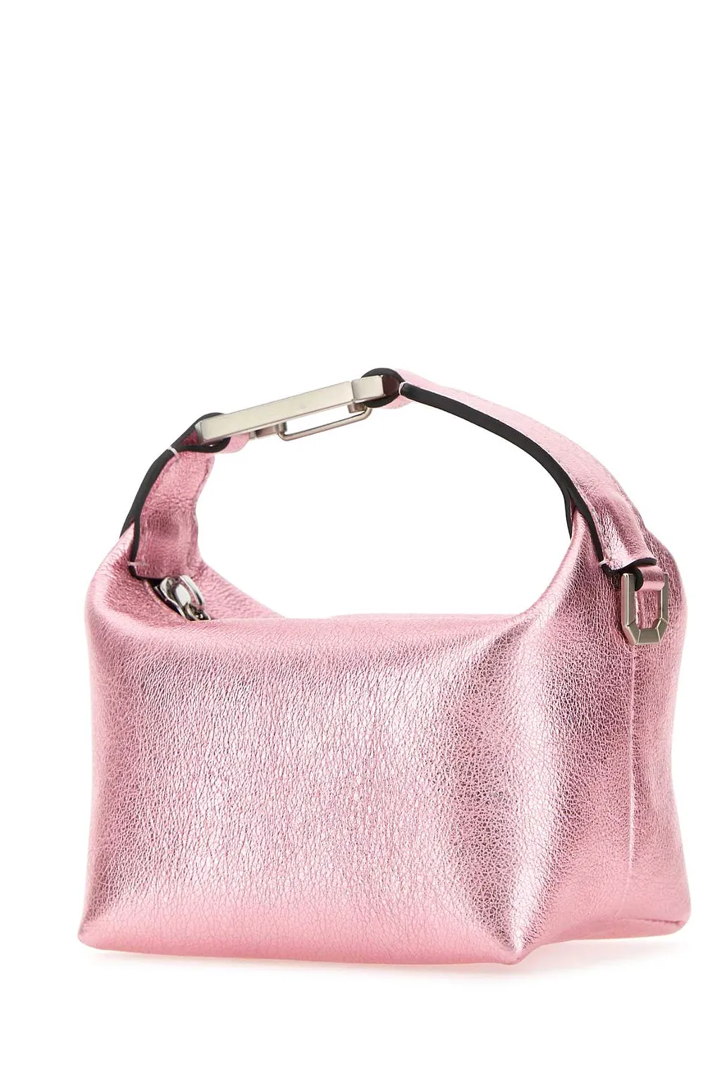 Pink Leather Moonbag Handbag