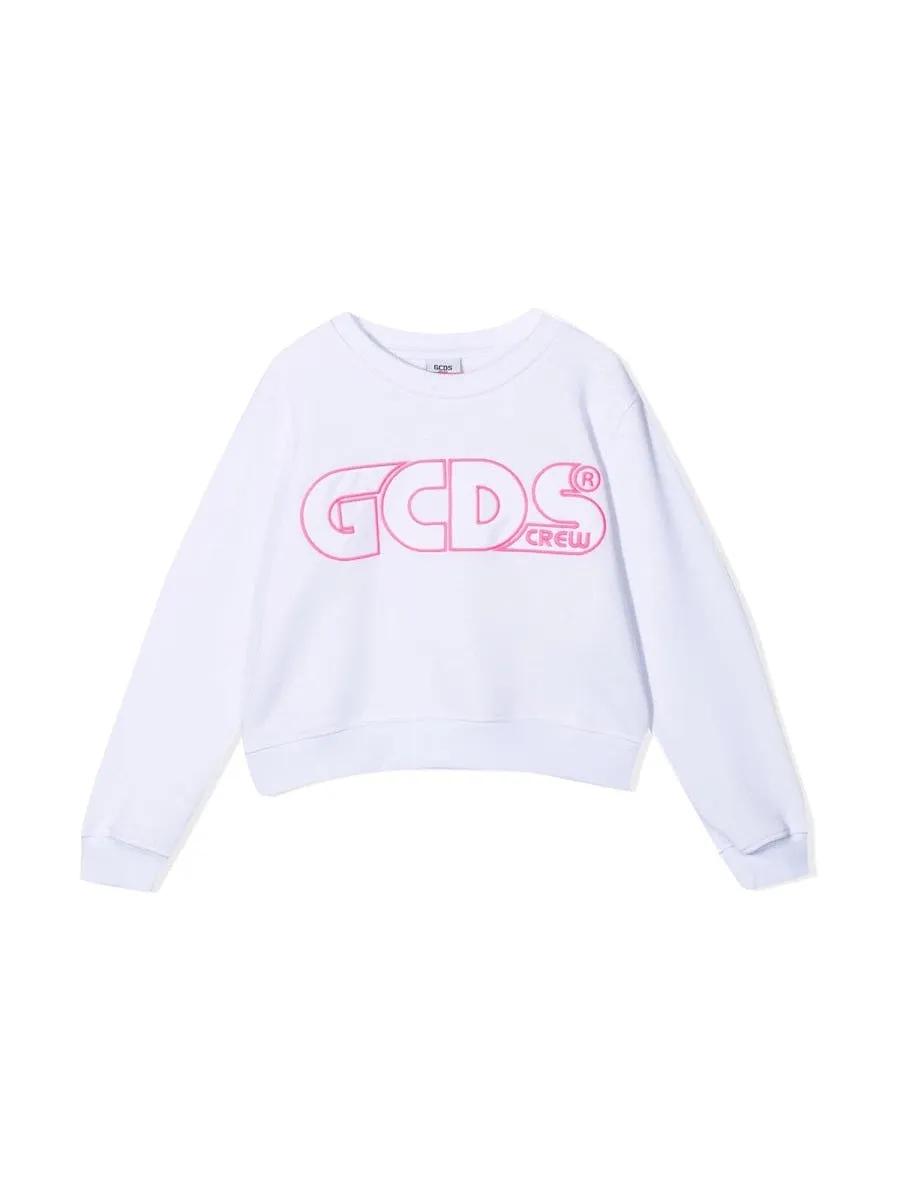 Gcds Sweatshirt Cropped Girl