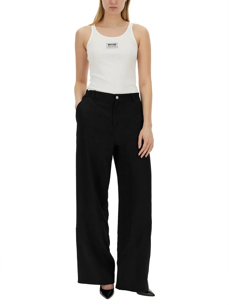 Moschino Jeans Wide Leg Pants