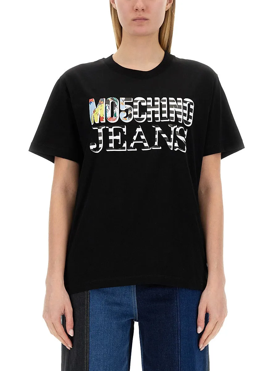 Moschino Jeans T Shirt With Logo