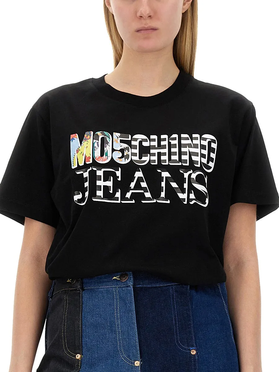 Moschino Jeans T Shirt With Logo