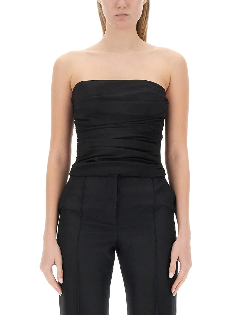 Moschino Jeans Draped Top
