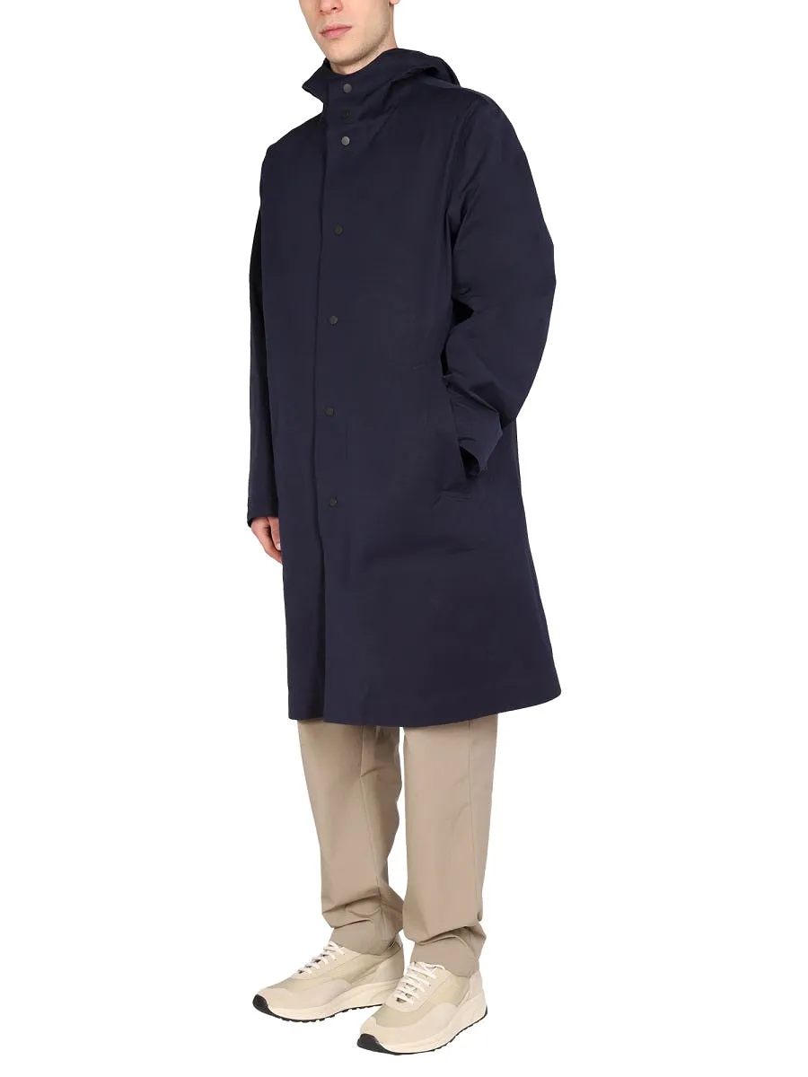 Monobi Hooded Trench Coat