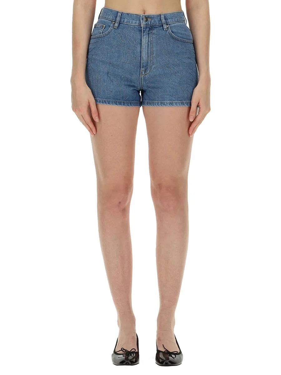 Rotate Birger Christensen Denim Shorts