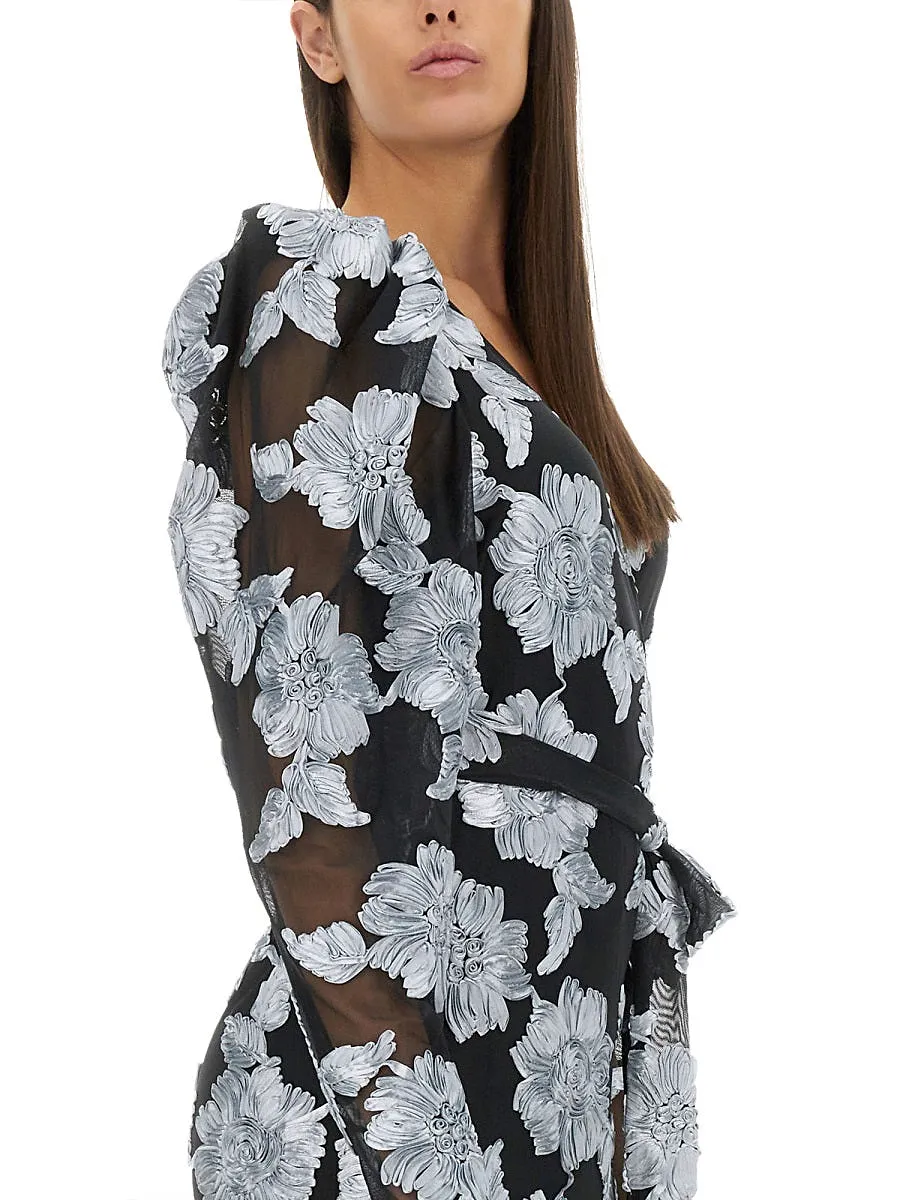 Rotate Birger Christensen Long Floral Dress