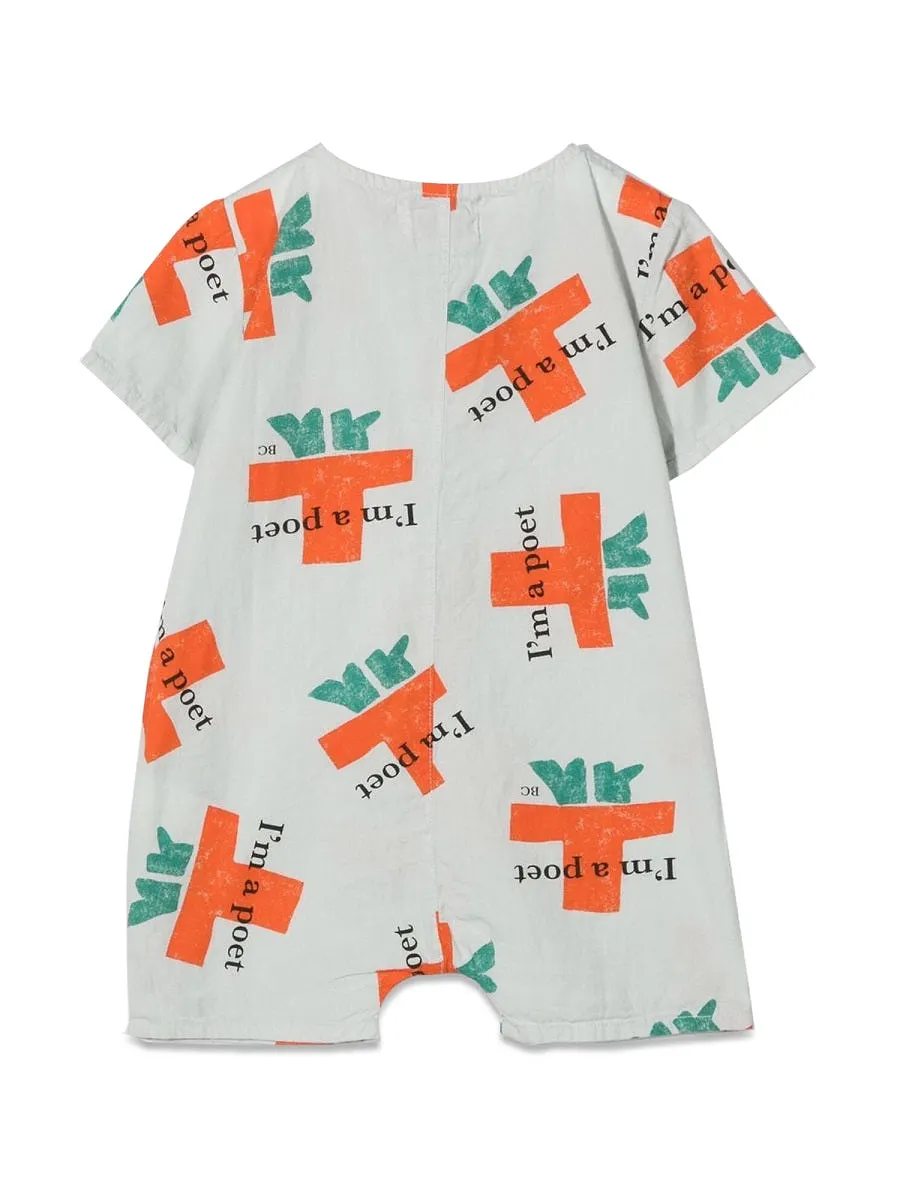 Bobo Choses I'm A Poet All Over Woven Playsuit