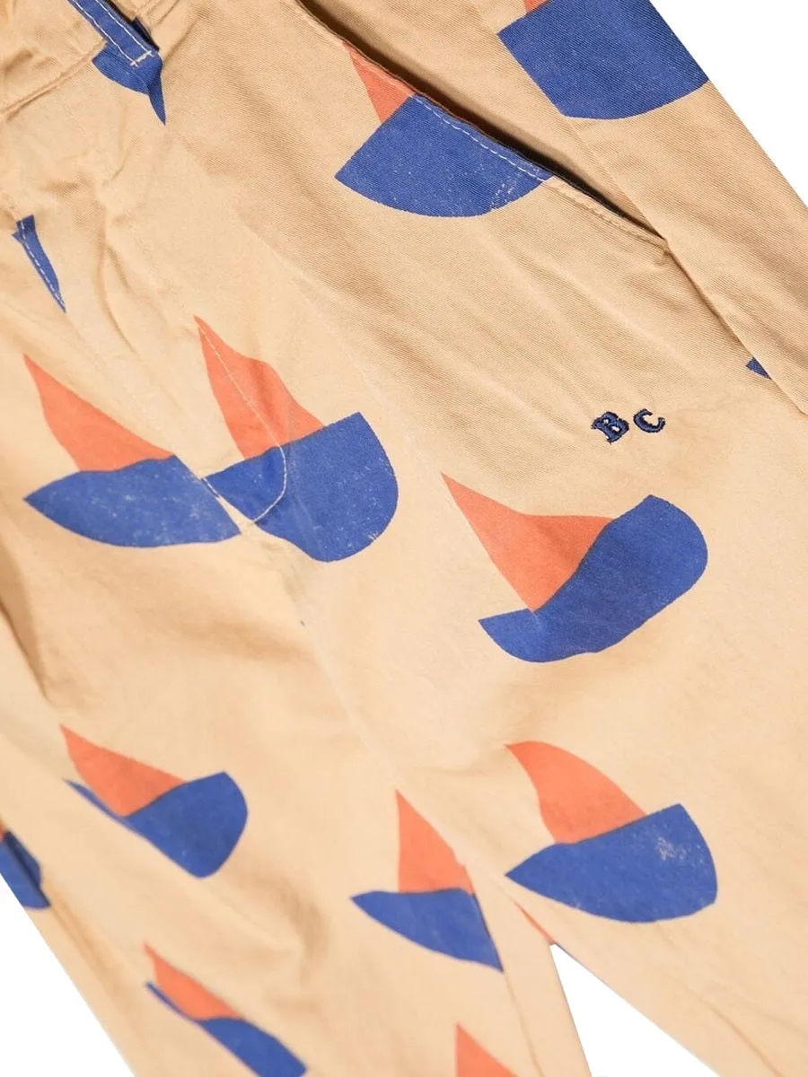 Bobo Choses Sail Boat All Over Chino Pants