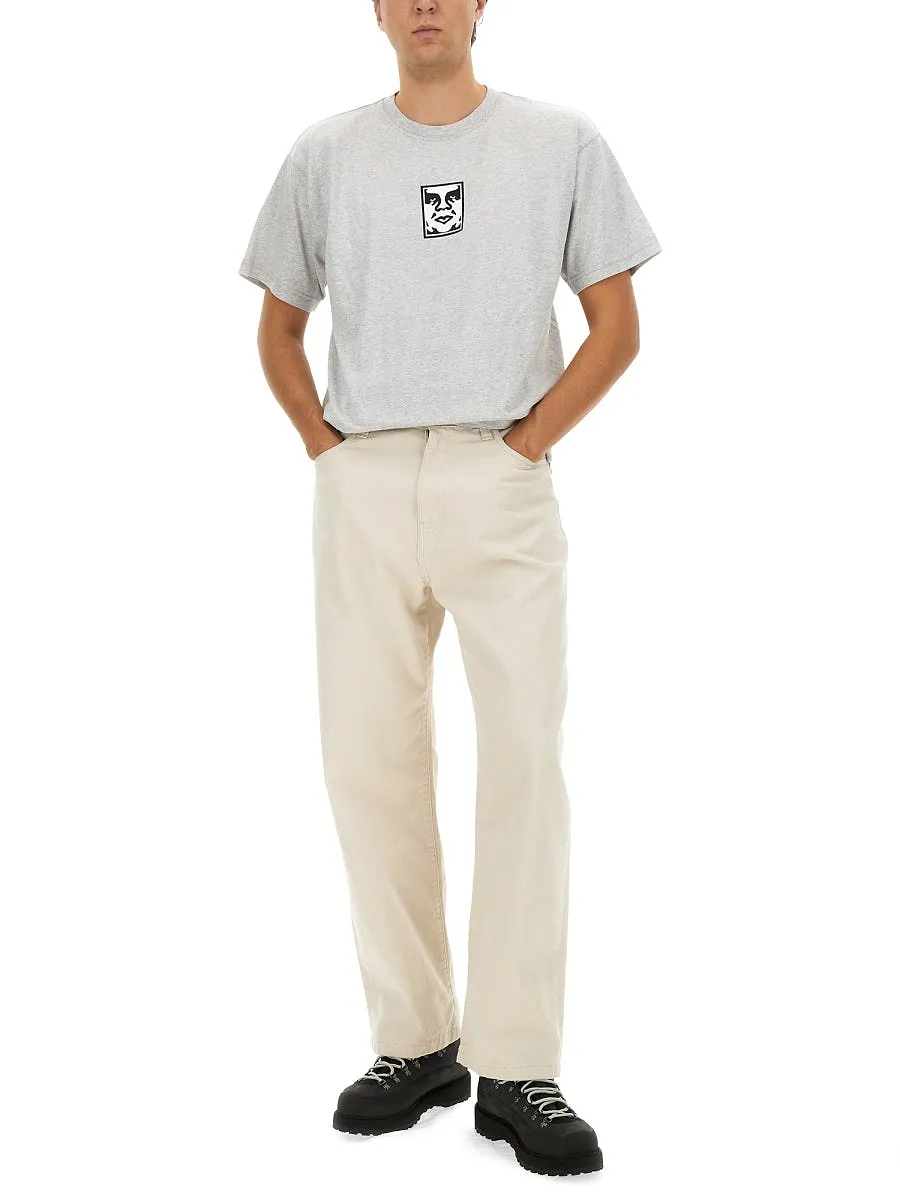 Obey T Shirt With Logo