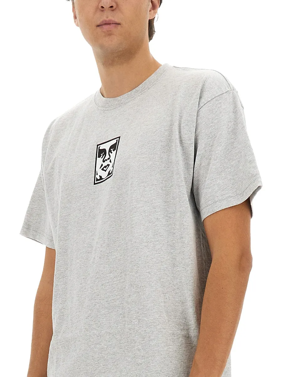 Obey T Shirt With Logo
