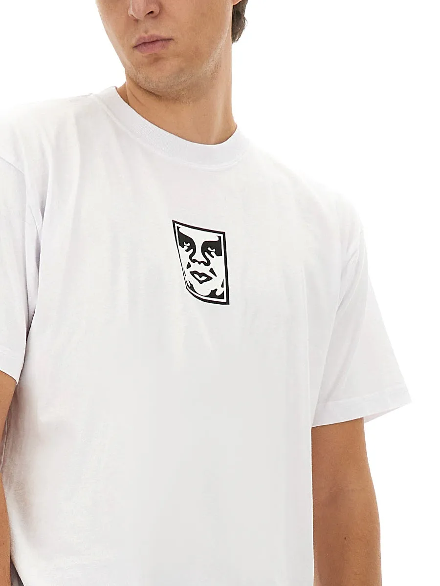Obey T Shirt With Logo