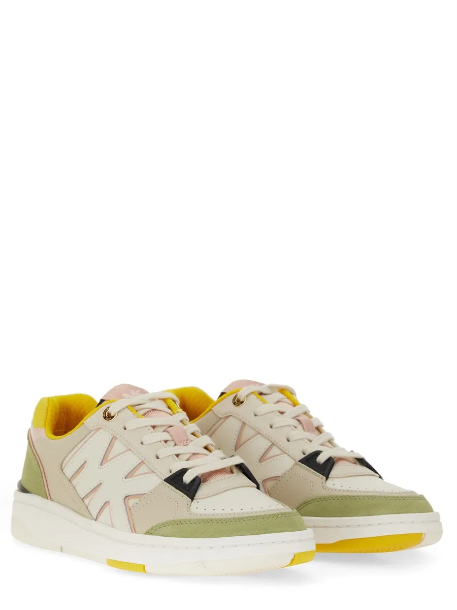 Michael By Michael Kors Leather Sneaker