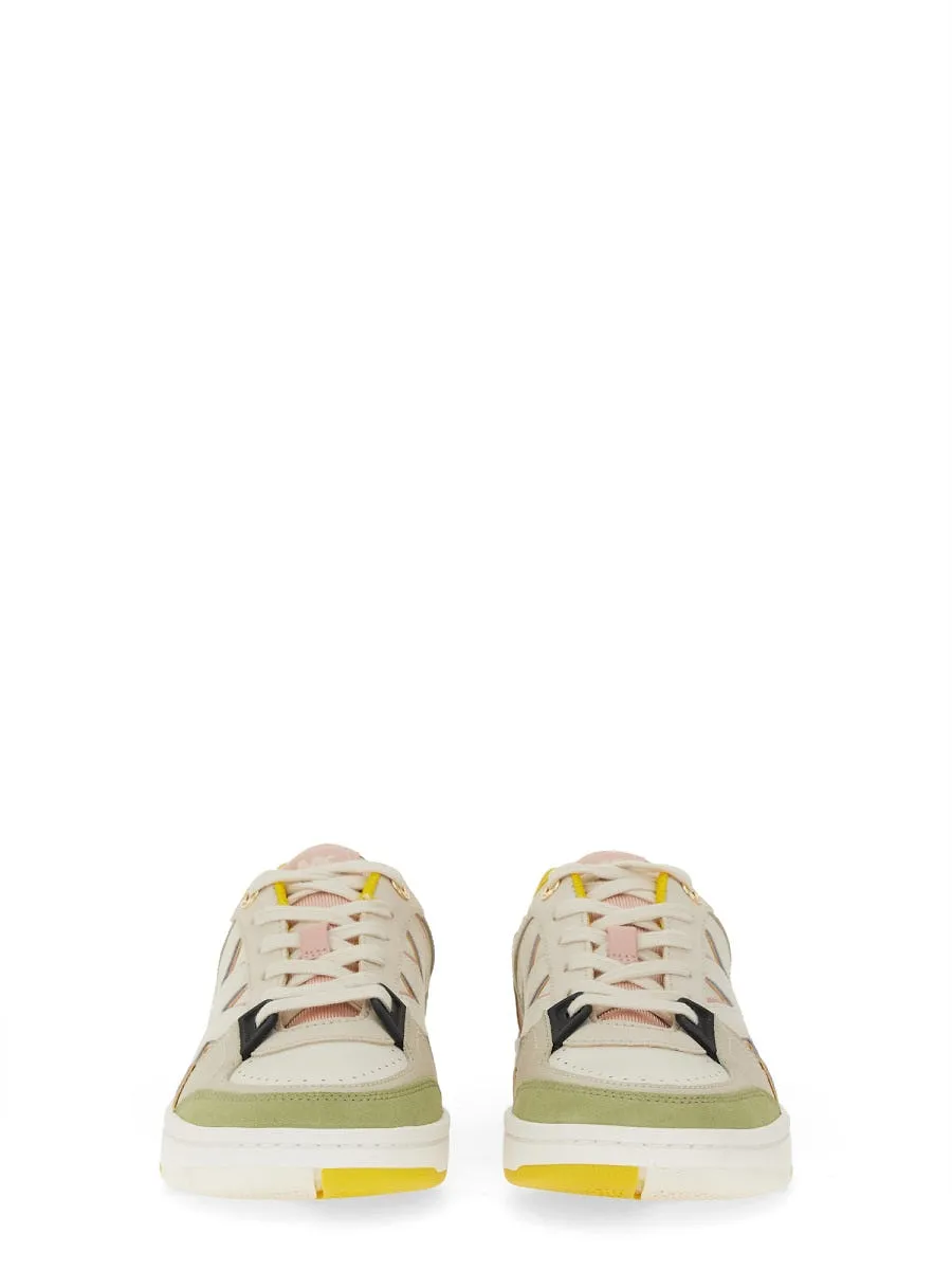 Michael By Michael Kors Leather Sneaker