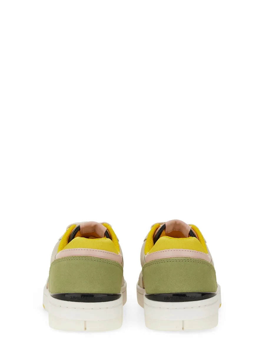Michael By Michael Kors Leather Sneaker