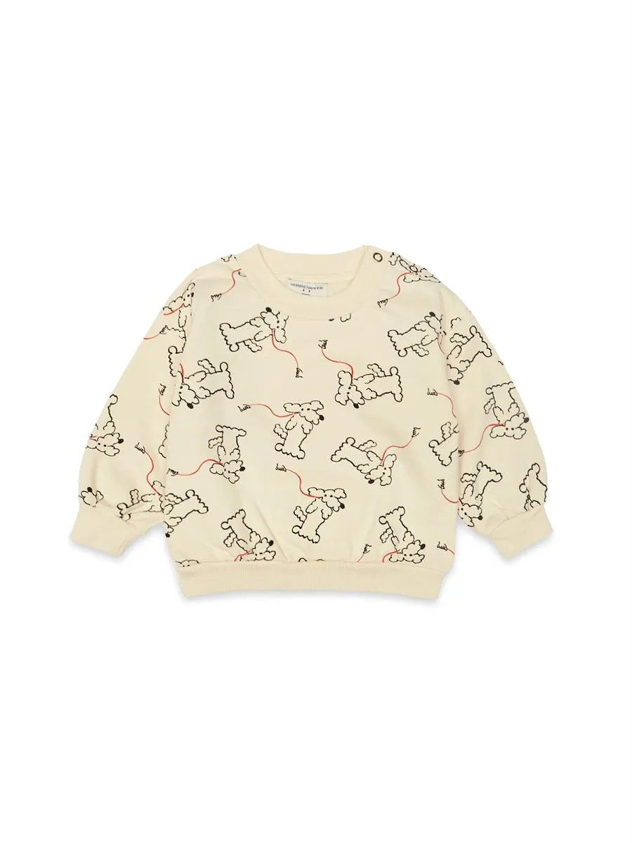 Weekend House Kids Dog All Over Sweatshirt