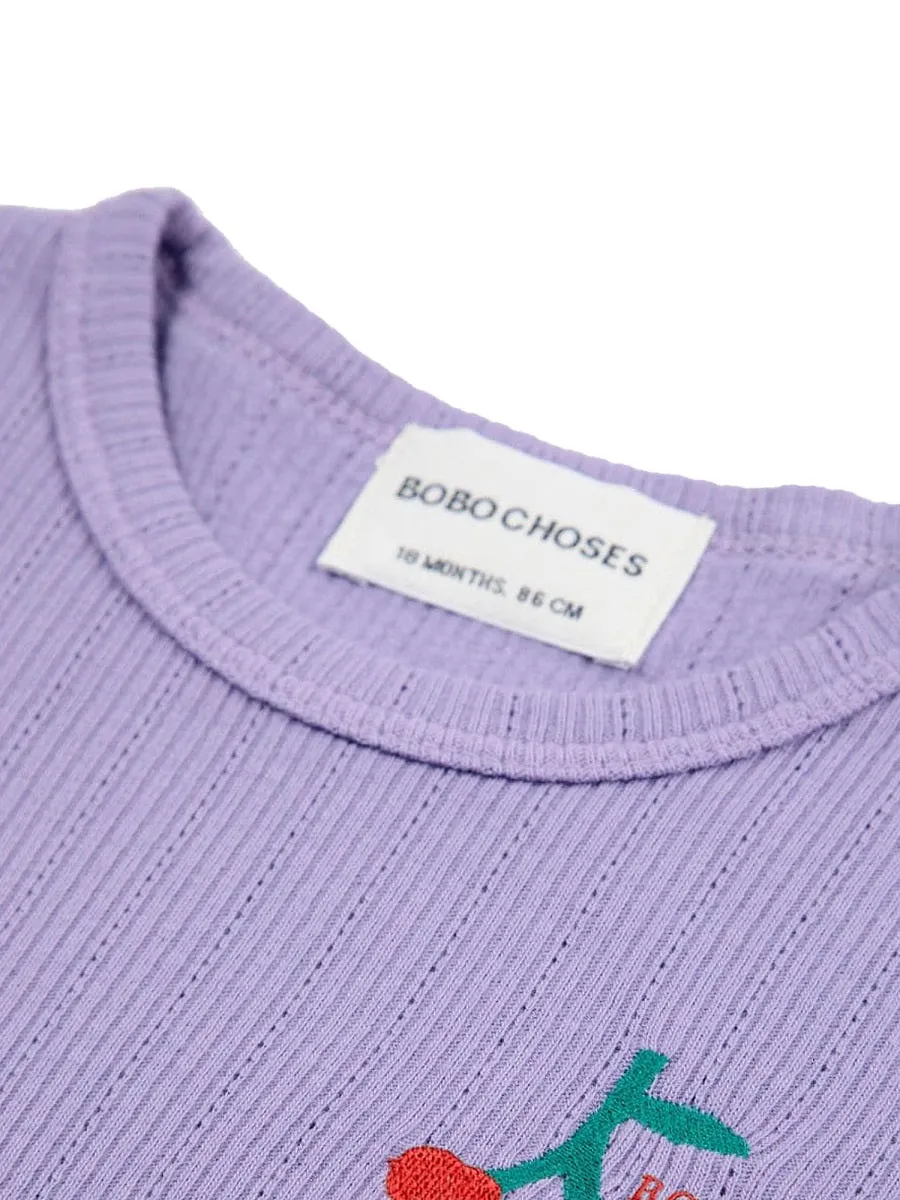 Baby Cherry Long Sleeve Tight T-Shirt