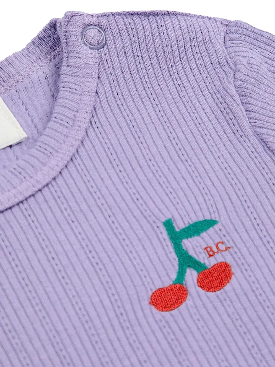 Baby Cherry Long Sleeve Tight T-Shirt