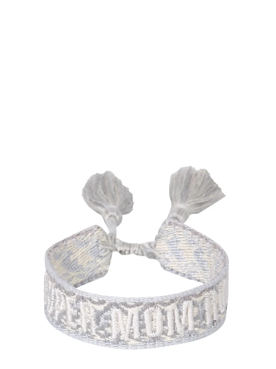 Label K Braided Fabric Bracelet