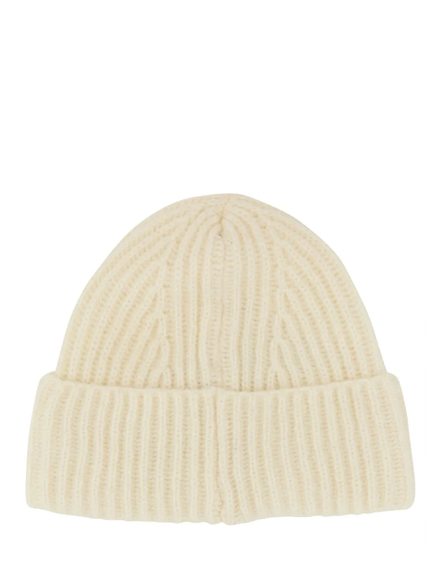 Baracuta Beanie Hat With Logo Patch