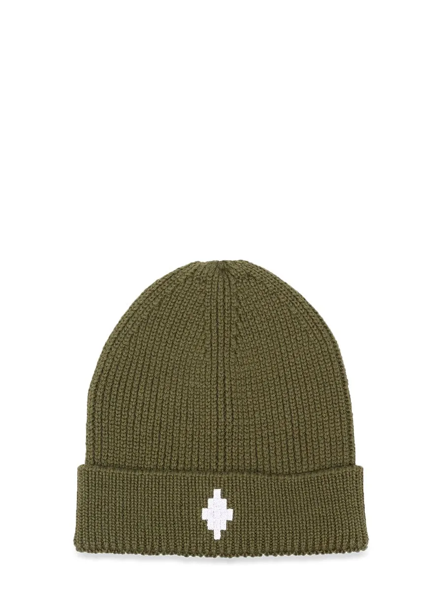 Marcelo Burlon County Of Milan Logo Cross Beanie