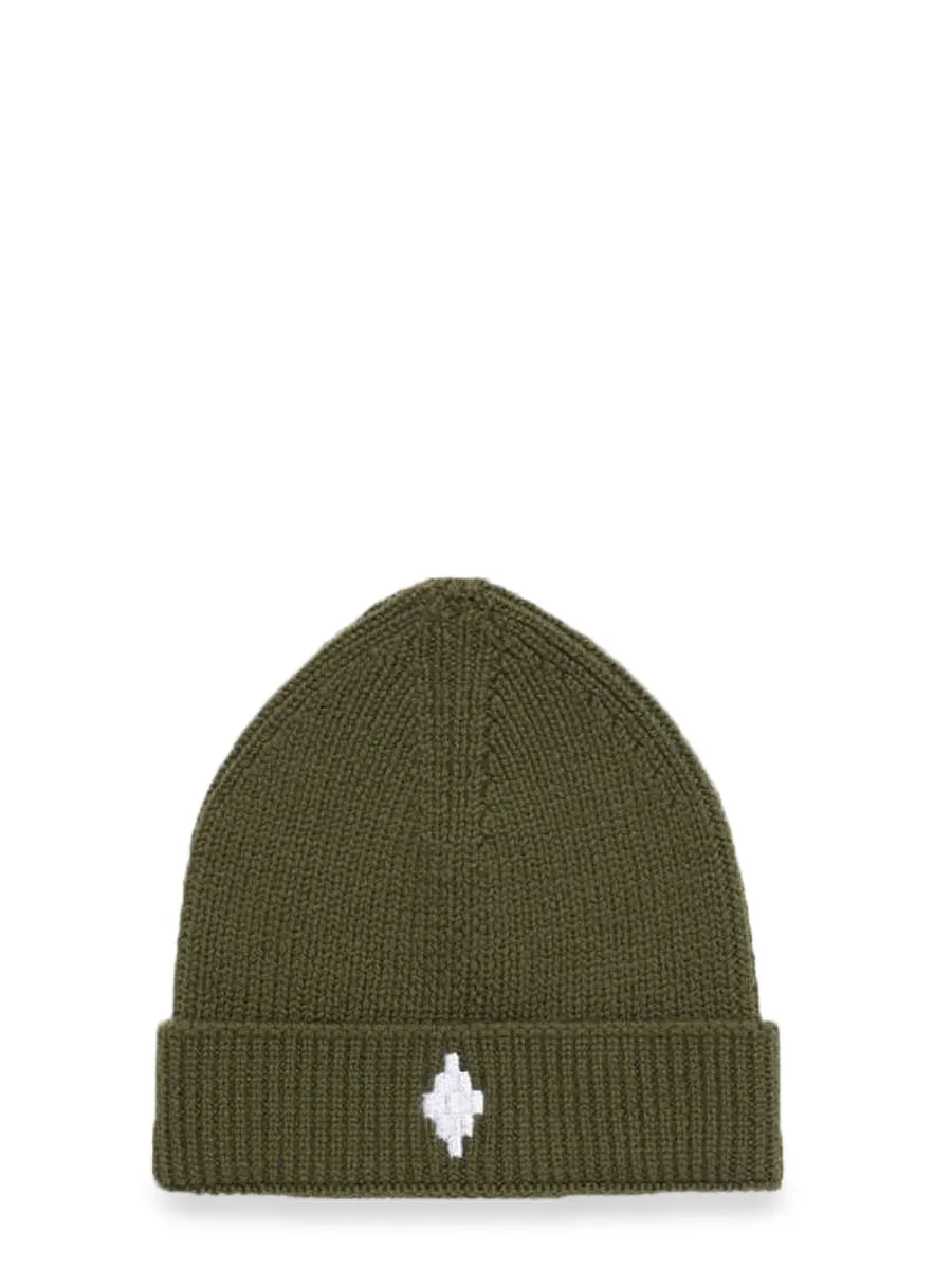 Marcelo Burlon County Of Milan Logo Cross Beanie