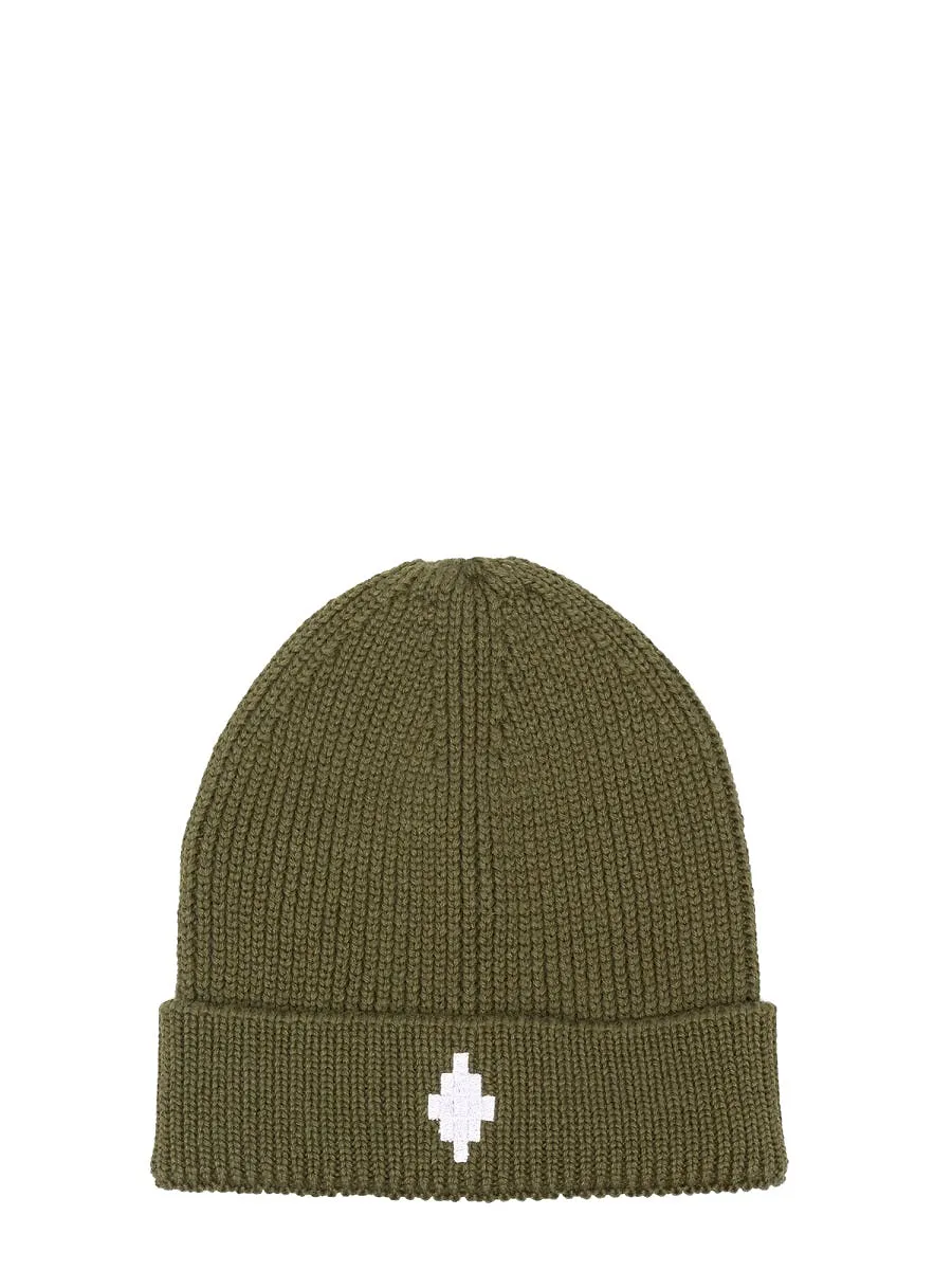 Marcelo Burlon County Of Milan Logo Cross Beanie