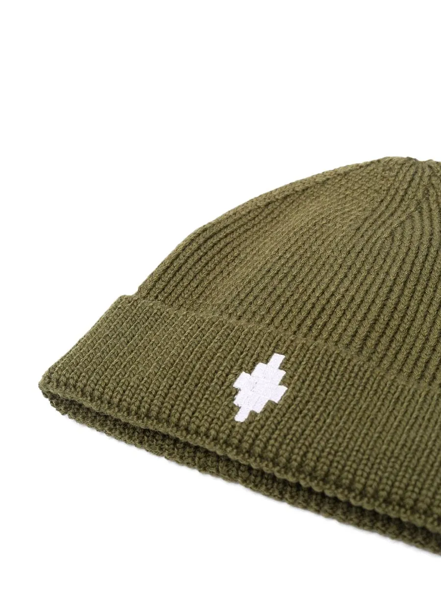 Marcelo Burlon County Of Milan Logo Cross Beanie