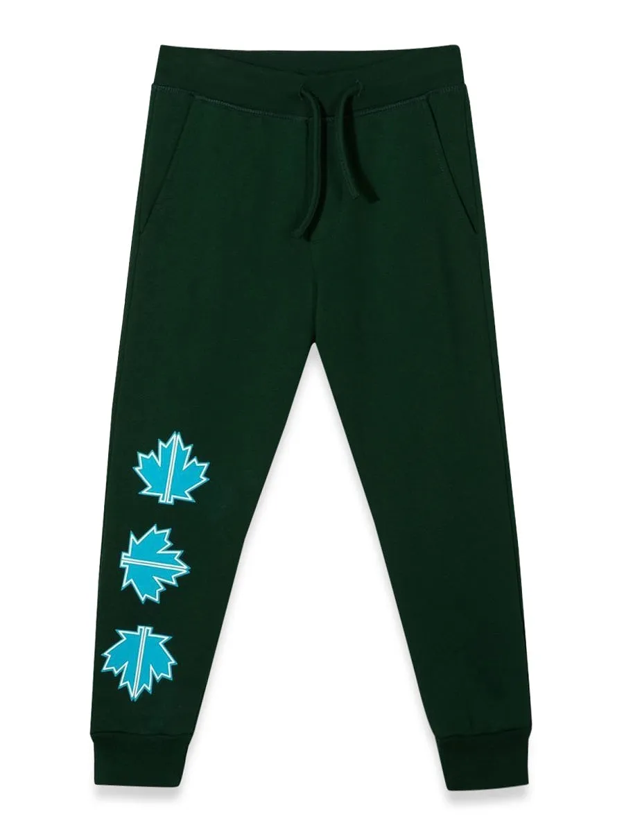 Dsquared Plush Pants Leaf Logo On Front Leg