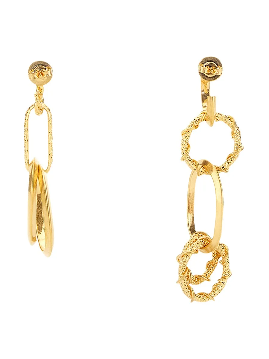 Dsquared Earring With Chain Rings