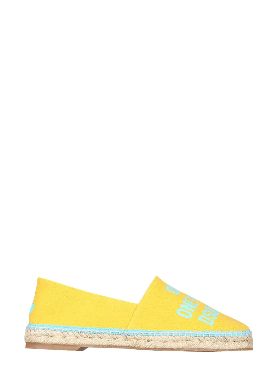 Dsquared Organic Canvas Espadrille