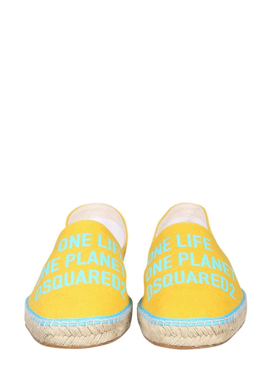 Dsquared Organic Canvas Espadrille