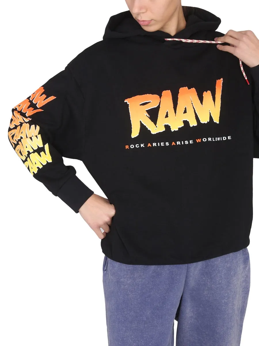 Aries Sweatshirt With Logo Print