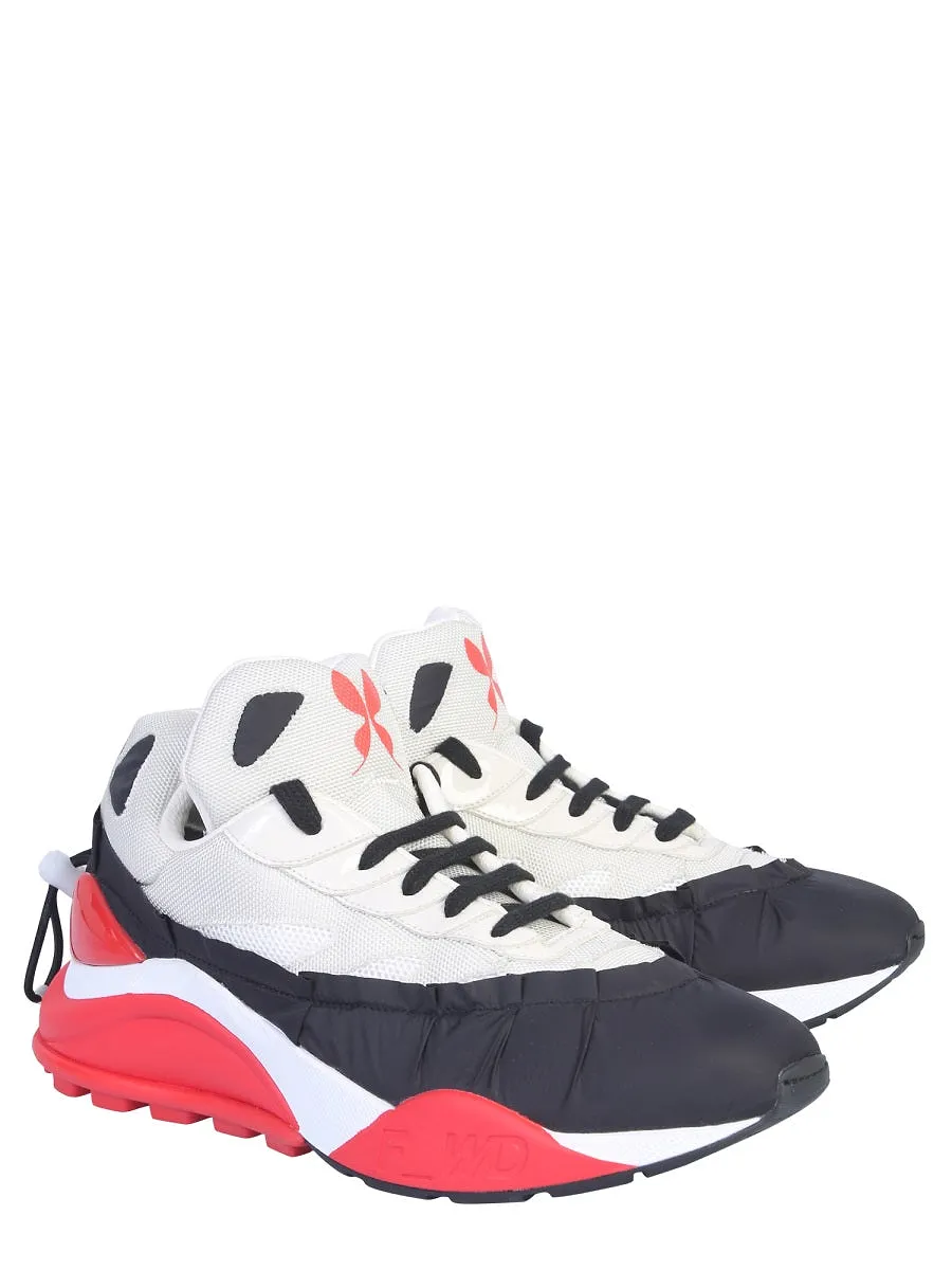 Forward Nylon And Mesh Sneakers