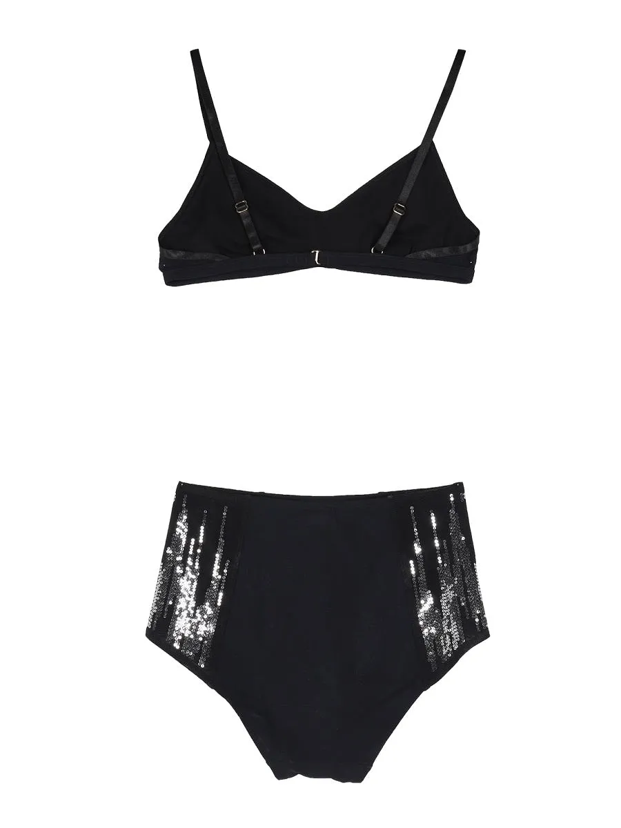 Huala Pin Up Set With Sequins