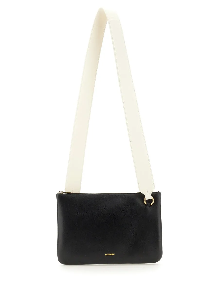 Jil Sander Lg Leather Link Bag