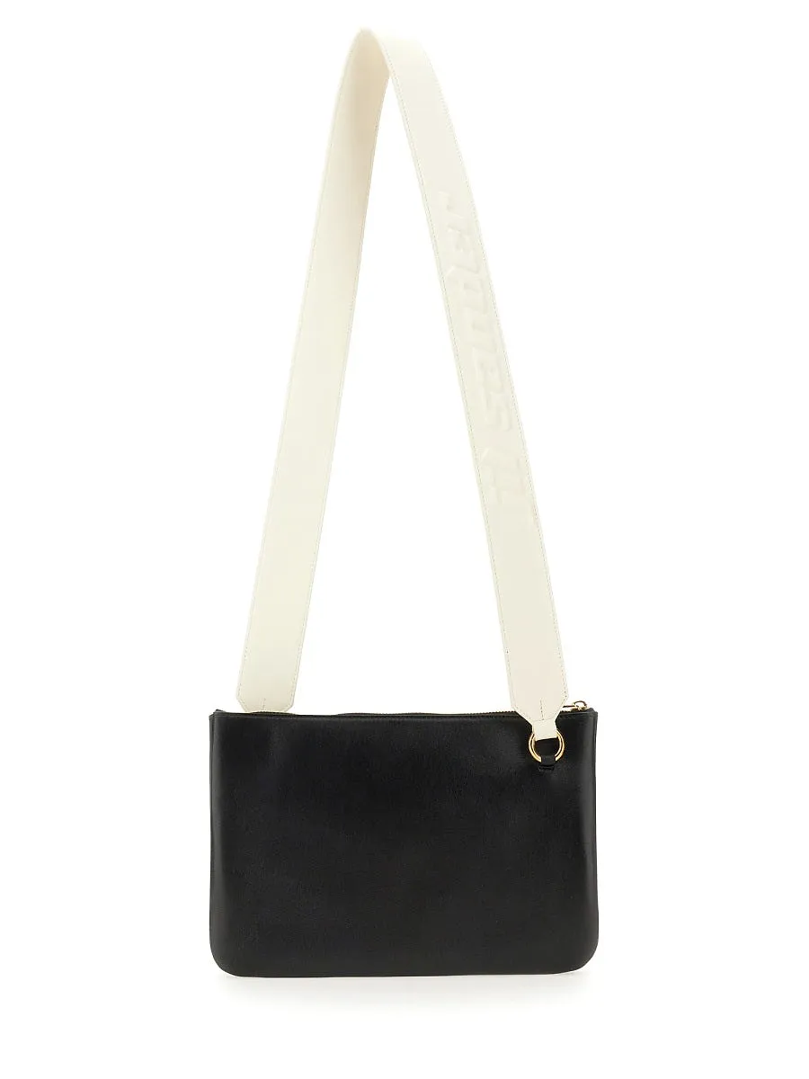 Jil Sander Lg Leather Link Bag