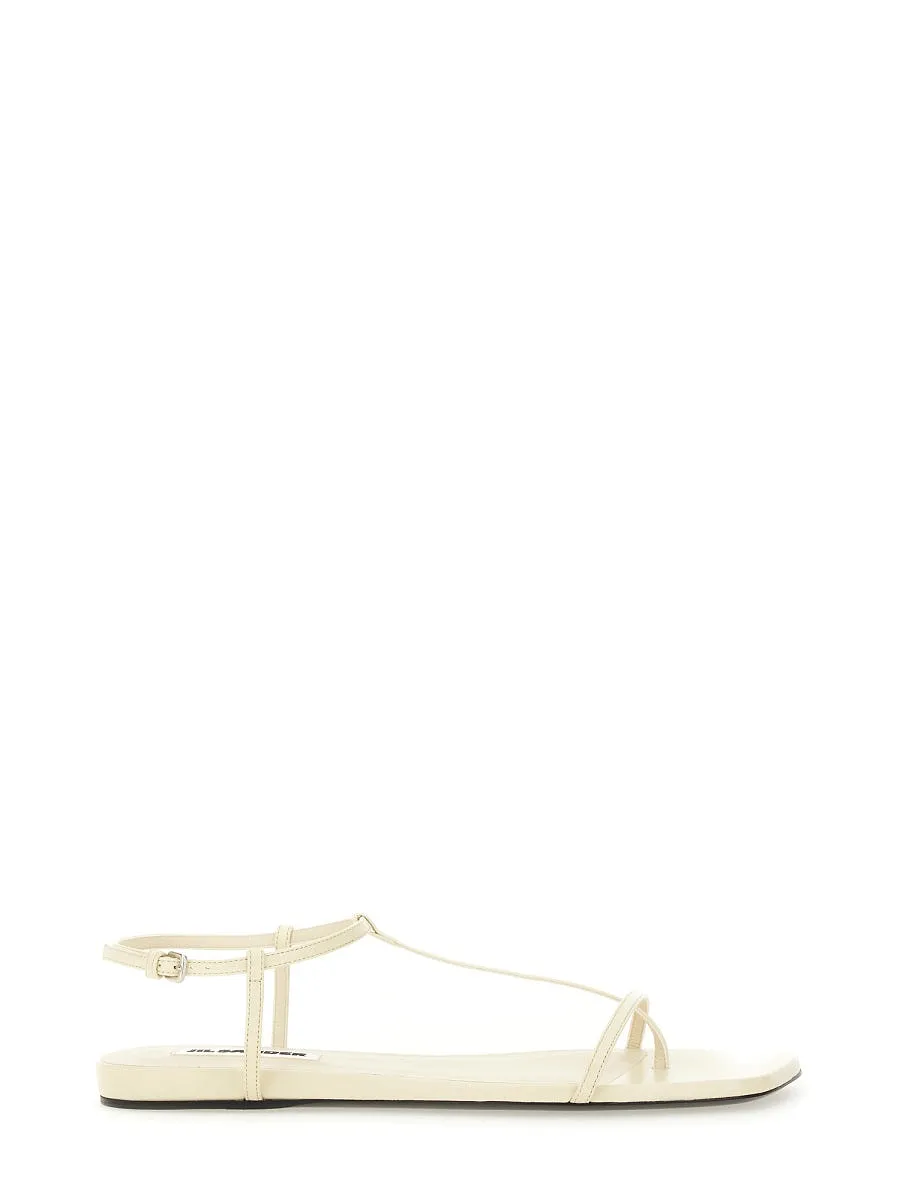 Jil Sander Leather Sandal