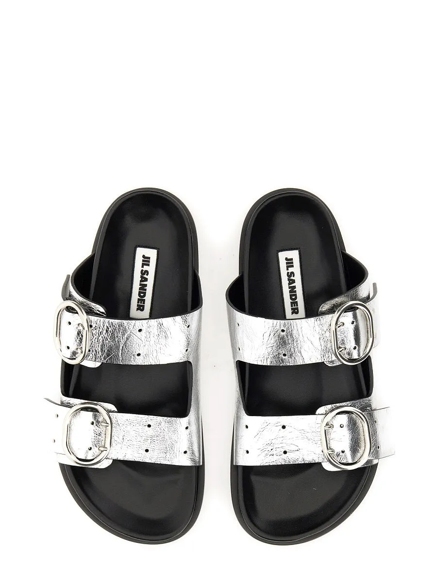 Leather Sandal With Buckle