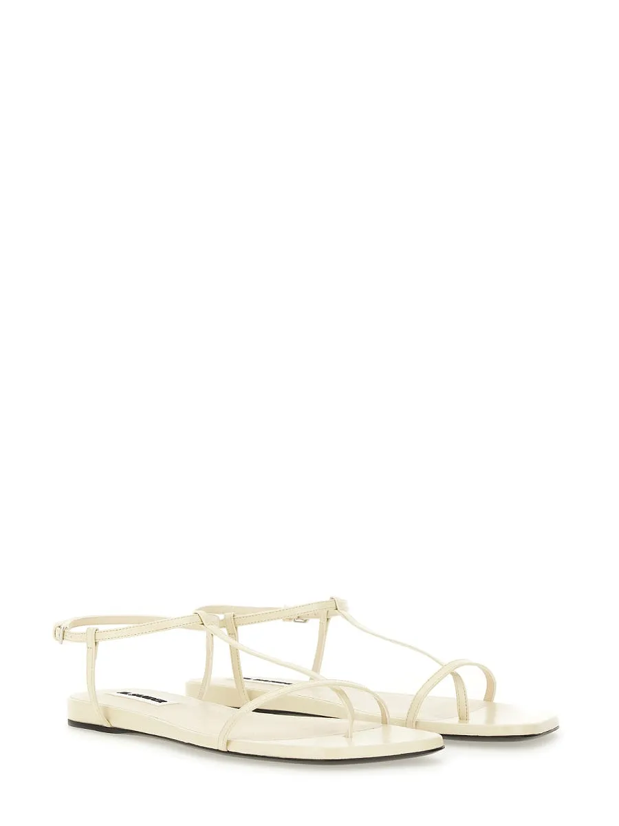 Jil Sander Leather Sandal