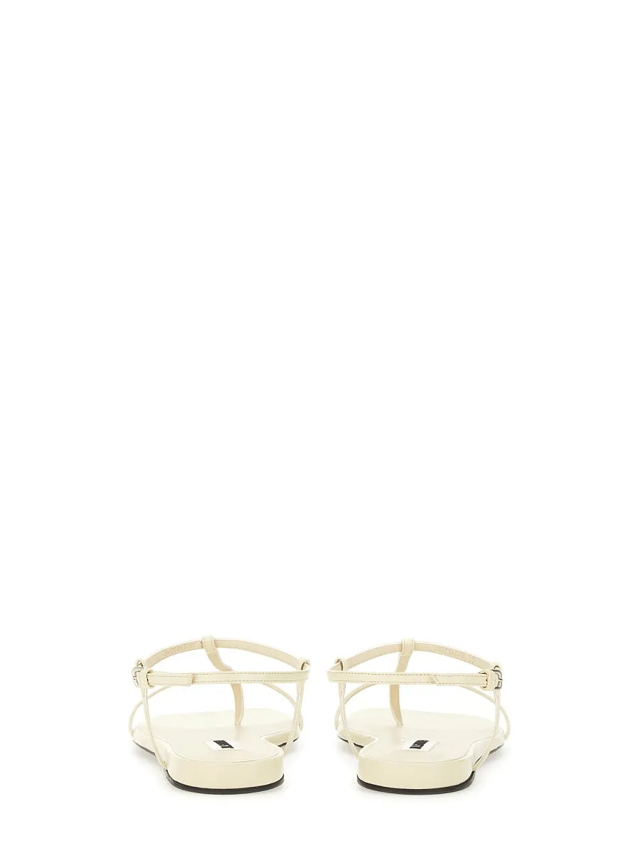Jil Sander Leather Sandal