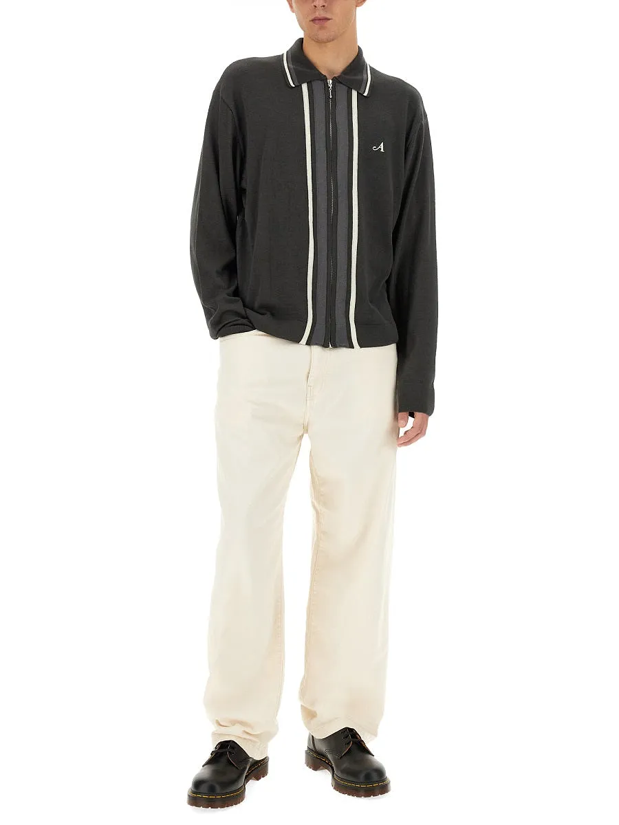 Awake Ny Zip Polo Shirt