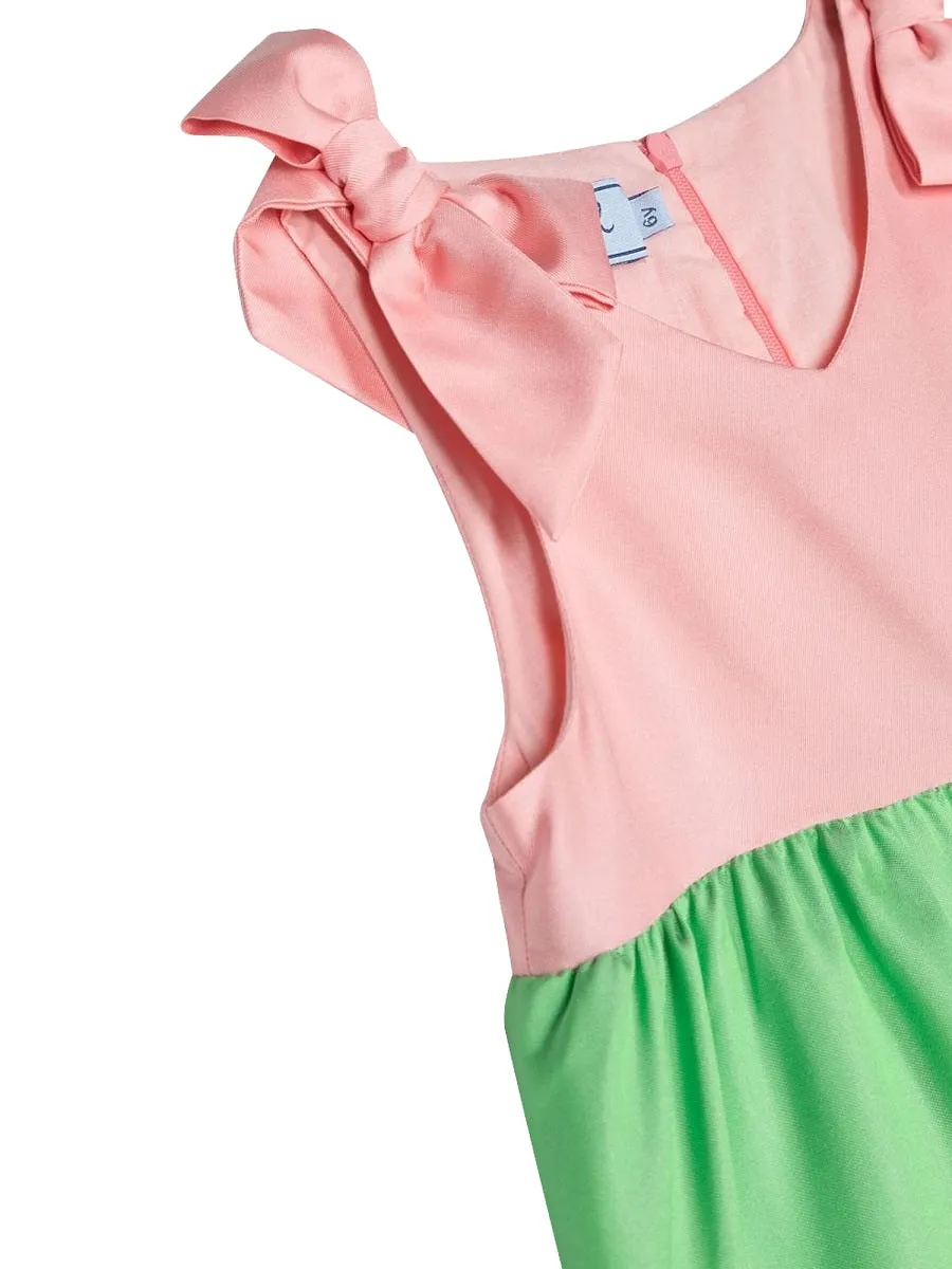 Mimisol Multicolor Satin Dress