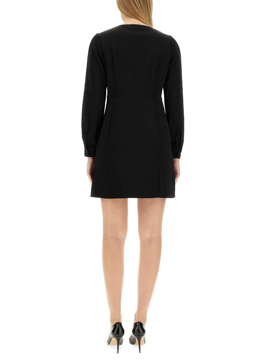 Michael By Michael Kors V Neck Dress