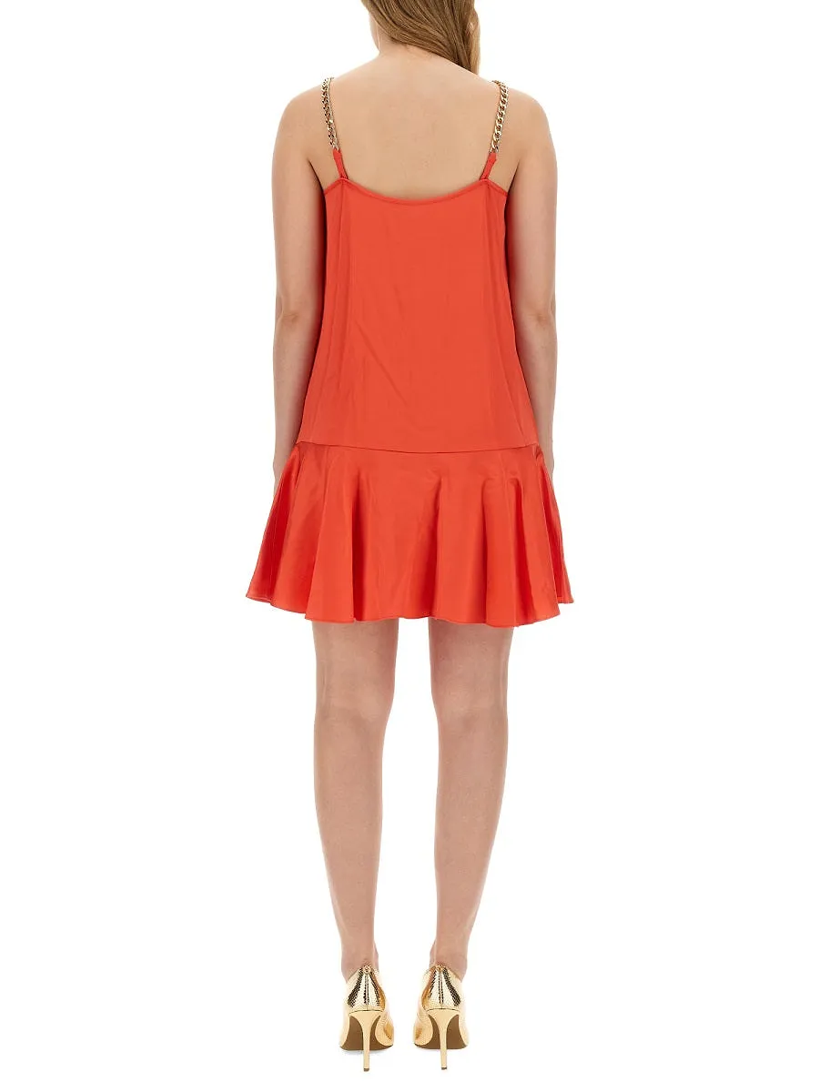 Michael By Michael Kors Dress With Chain Straps